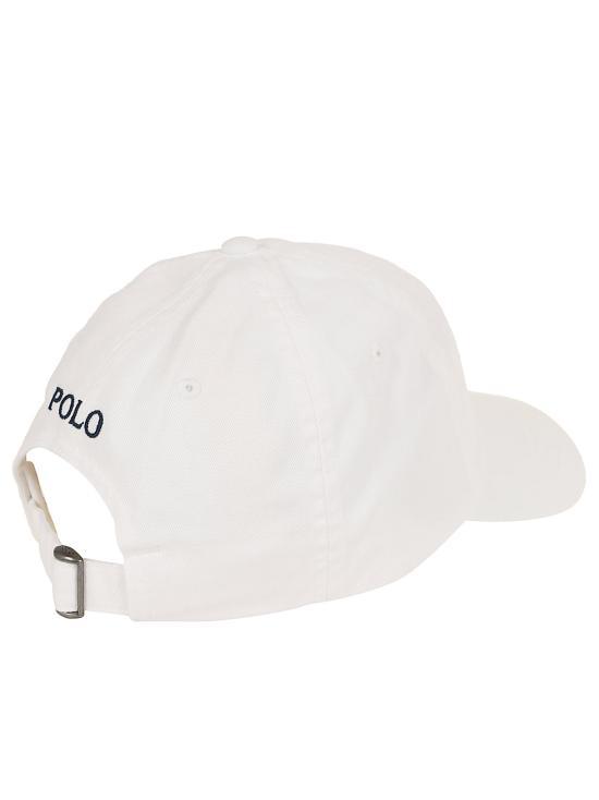 26SS 폴로 랄프로렌 포니 자수 치노 볼캡 211912843 018 WHITE NEWPORT NAVY - POLO RALPH LAUREN