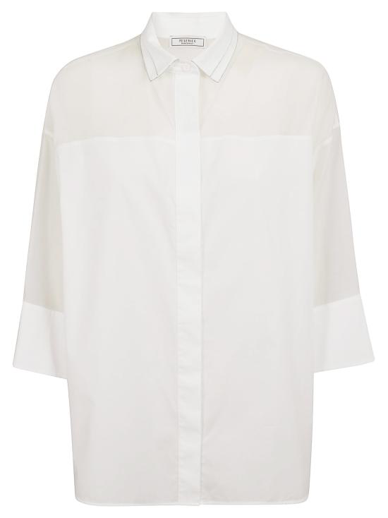 26SS 페세리코 셔츠 A06349 8372B 00B BIANCO NATURALE