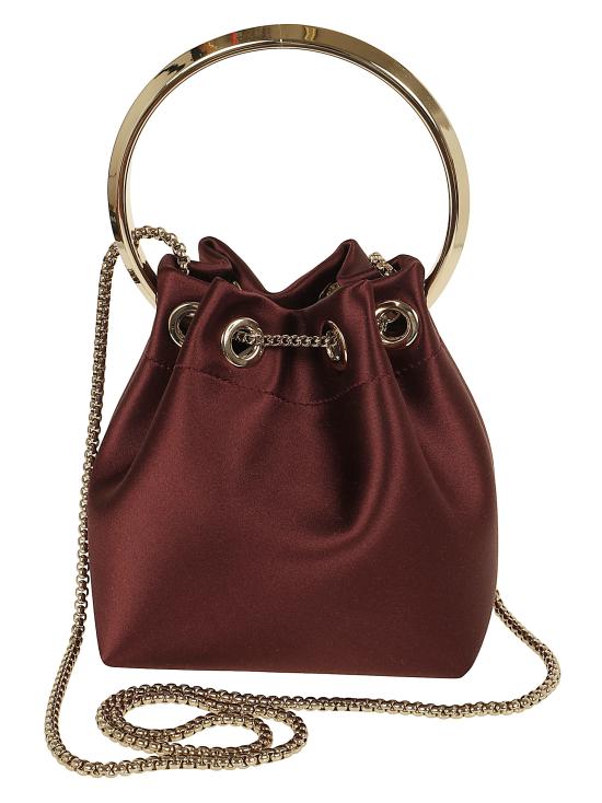 26SS 지미추 토트백 J000178931 062004 DEEP MERLOT LIGHT GOLD - JIMMY CHOO