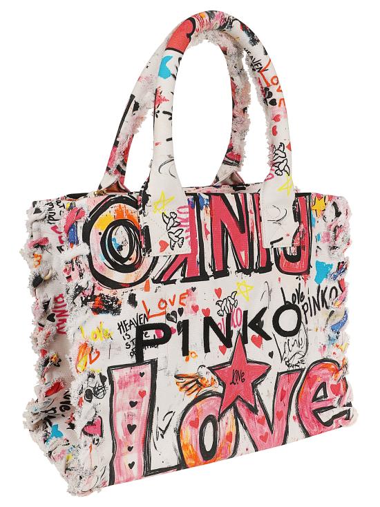 26SS 핑코 숄더백 106673 A3B6 ZW0Q BIANCO MULTICOLOR ANTIQUE GOLD - PINKO