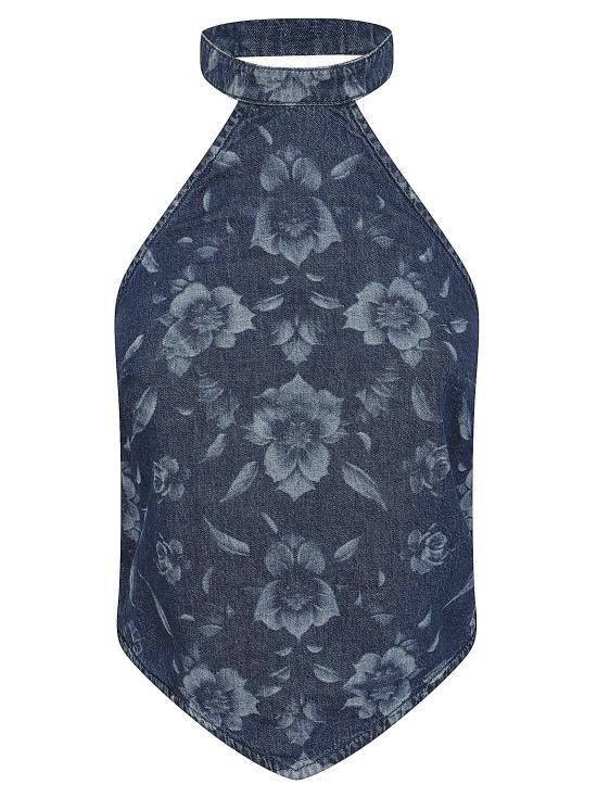 26SS 핑코 민소매 티셔츠 106411 A342 PJC LAVAGGIO MEDIO SCURO