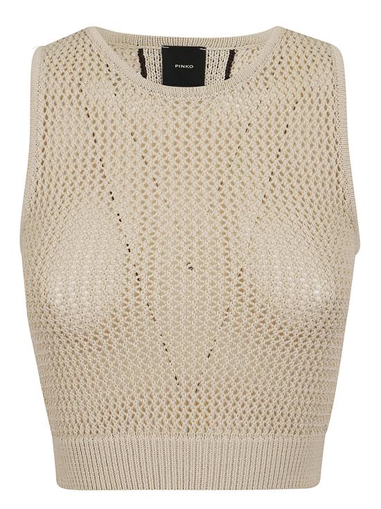 26SS 핑코 스웨터 106837 A3B4 C44 GRIGIO OSTRICA