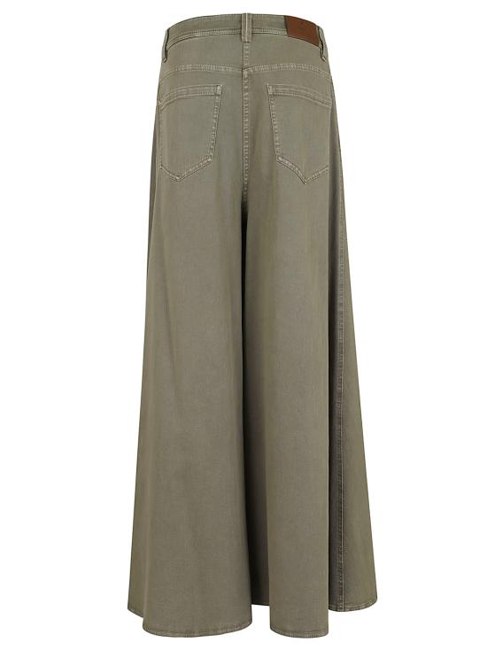 26SS 브루넬로 쿠치넬리 스트레이트 팬츠 MH137P4073 C4402 MILITARE - BRUNELLO CUCINELLI