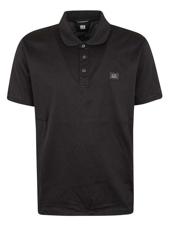26SS 씨피 컴퍼니 폴로 티셔츠 20CMPL115A 006374G 999 BLACK