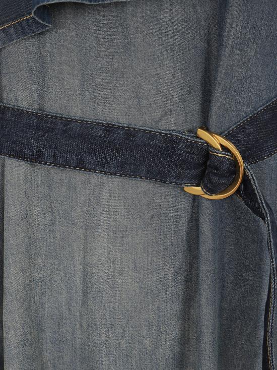 26SS 핑코 롱 원피스 106626 A388 PJC LAVAGGIO MEDIO SCURO - PINKO