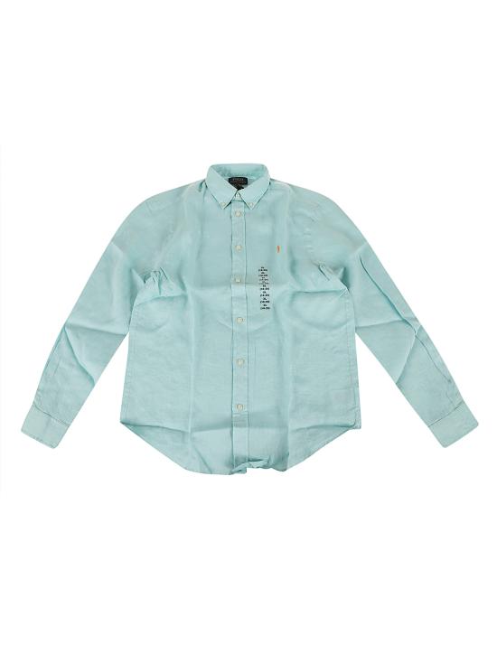 26SS [키즈] 랄프 로렌 셔츠 323967600 504 PARAKEET
