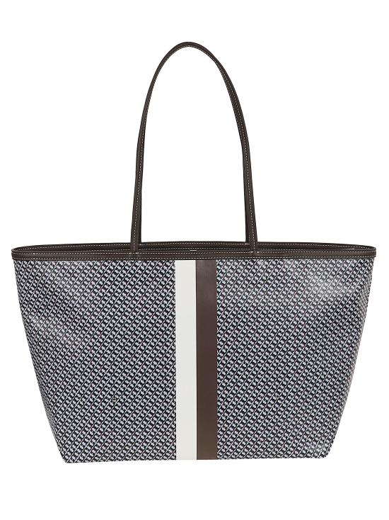 26SS 토리버치 토트백 178726 THERACER 400 BLUE PRINTED - TORY BURCH