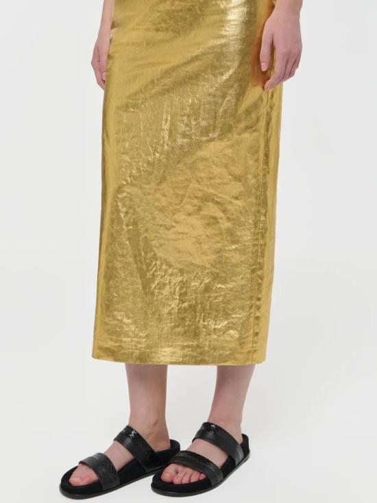 26SS 가브리엘라허스트 롱 스커트 2263708GLD Gold - GABRIELA HEARST