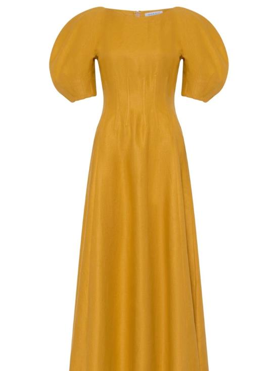 26SS 가브리엘라허스트 롱 원피스 2264147GDB Yellow