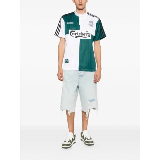 26SS 아디다스 반팔 티셔츠 KA8093 GREEN WHITE - ADIDAS