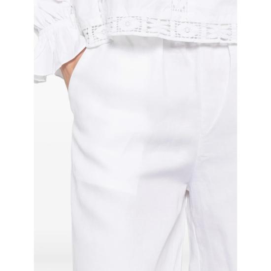 26SS Jc Sophie 스트레이트 팬츠 L3133 LEAF OFFWH WHITE - JC SOPHIE