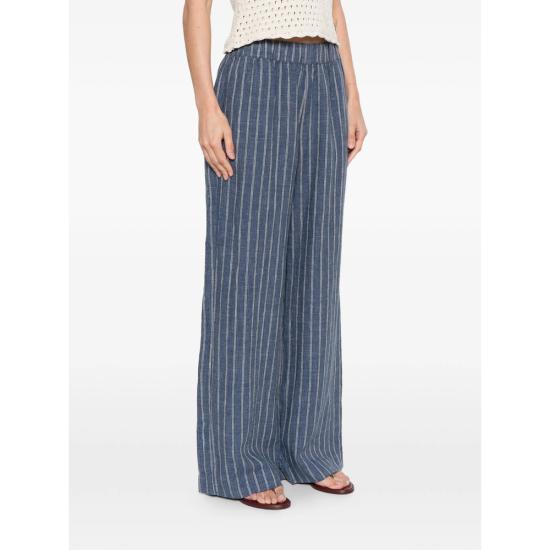 26SS JC 소피 스트레이트 팬츠 L3135 LECCE BLUES BLUE WHITE - JC SOPHIE