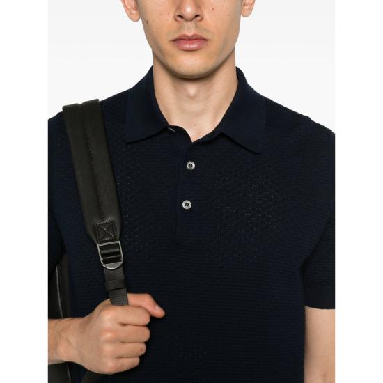 26SS 라 필러리아 폴로 티셔츠 57195 18065 598 BLUE - LA FILERIA