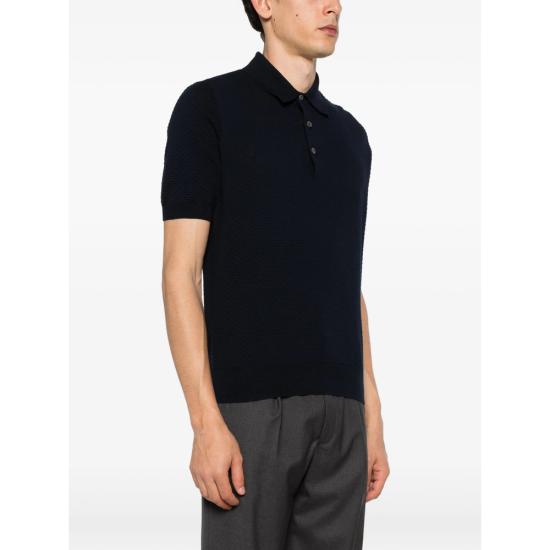 26SS 라 필러리아 폴로 티셔츠 57195 18065 598 BLUE - LA FILERIA