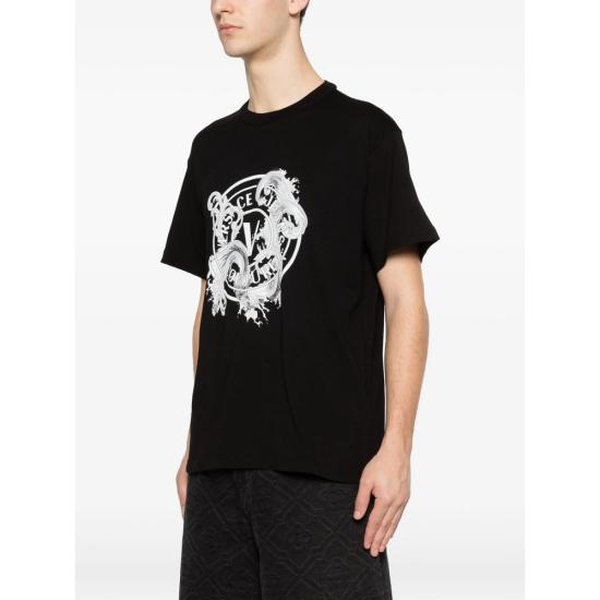 26SS 베르사체 반팔 티셔츠 80GAHE01 CJ00E 899 BLACK - VERSACE