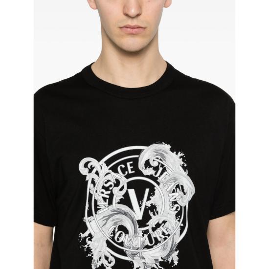 26SS 베르사체 반팔 티셔츠 80GAHE01 CJ00E 899 BLACK - VERSACE