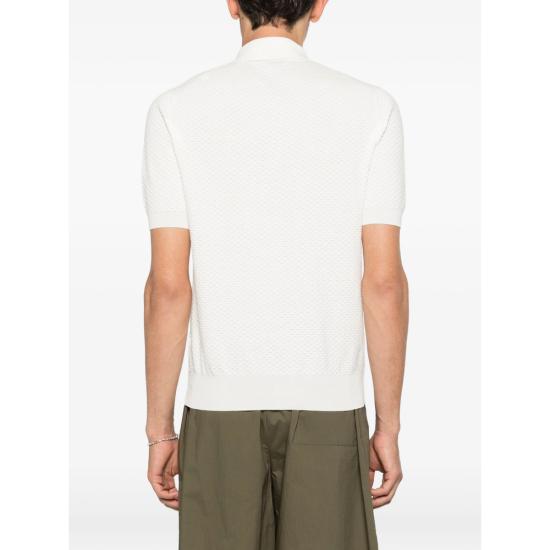 26SS 라 필러리아 폴로 티셔츠 57195 18065 005 WHITE - LA FILERIA