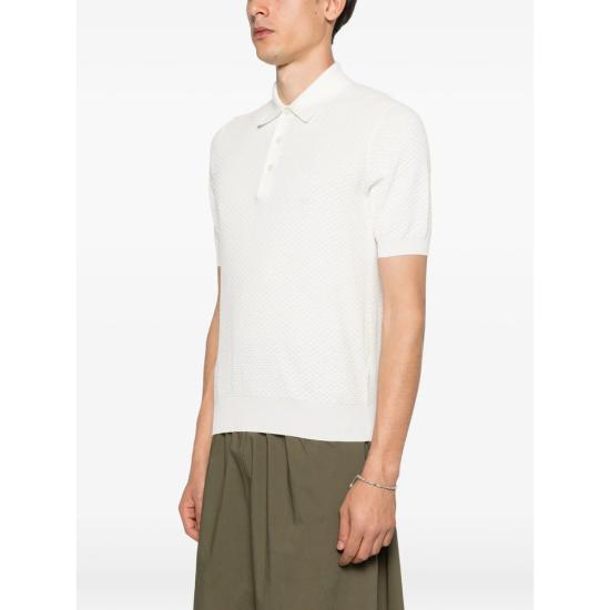 26SS 라 필러리아 폴로 티셔츠 57195 18065 005 WHITE - LA FILERIA