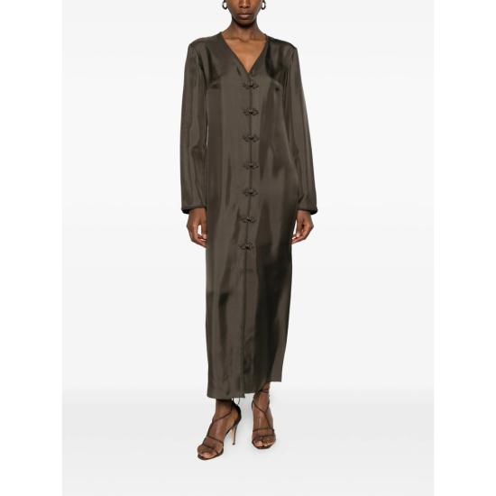 26SS 로에 롱 원피스 419 33 131 EARTH GREEN - ROHE