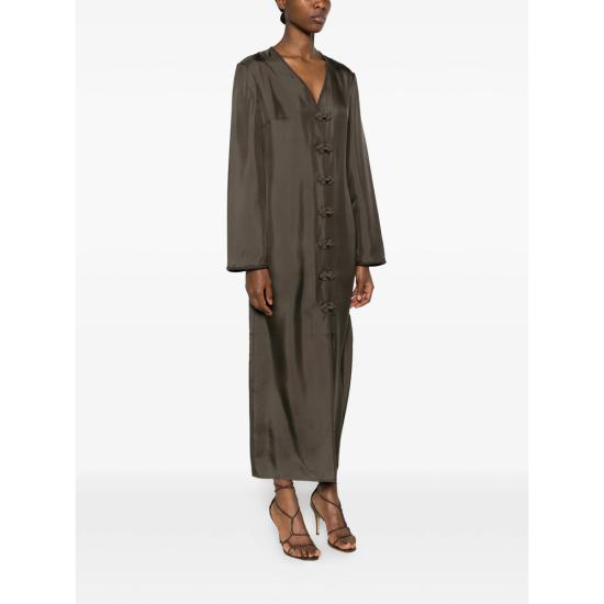 26SS 로에 롱 원피스 419 33 131 EARTH GREEN - ROHE