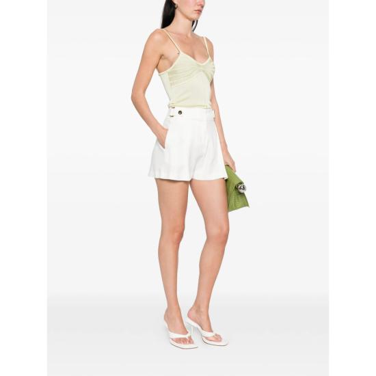 26SS 엘리자베타프랜치 숏팬츠 SH01162E2 360 WHITE - ELISABETTA FRANCHI