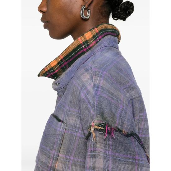 26SS 알13 셔츠 R13WR463 R776B PURGR PURPLE GREEN - R13