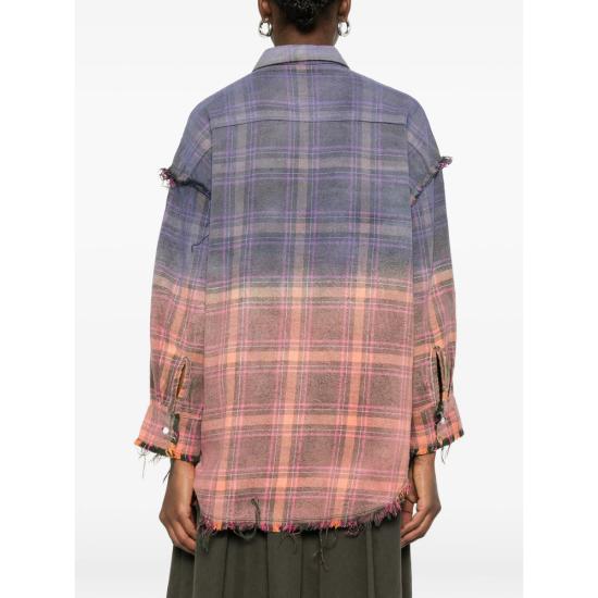 26SS 알13 셔츠 R13WR463 R776B PURGR PURPLE GREEN - R13