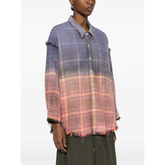 26SS 알13 셔츠 R13WR463 R776B PURGR PURPLE GREEN - R13