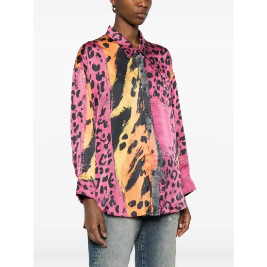 26SS 알13 셔츠 R13WR004 R755B PINOR PINK ORANGE - R13