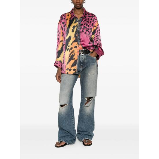 26SS 알13 셔츠 R13WR004 R755B PINOR PINK ORANGE - R13