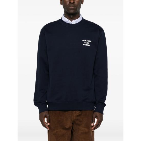 26FW 드롤드무슈 스웨터 PERM SW149 CO127 NAVY BLUE - DROLE DE MONSIEUR