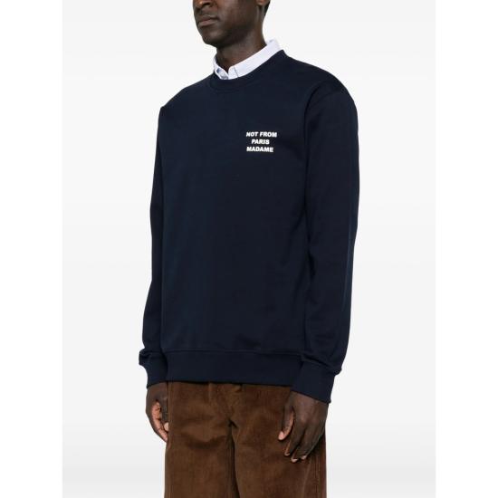 26FW 드롤드무슈 스웨터 PERM SW149 CO127 NAVY BLUE - DROLE DE MONSIEUR