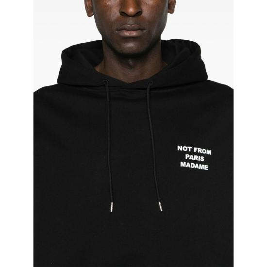 26SS 드롤드무슈 후드 티셔츠 PERM HO162 CO127 BLACK - DROLE DE MONSIEUR