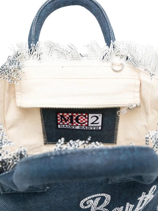 26SS 세인트바쓰 토트백 COL0001 07486L INDIGO STRASS - MC2 SAINT BARTH