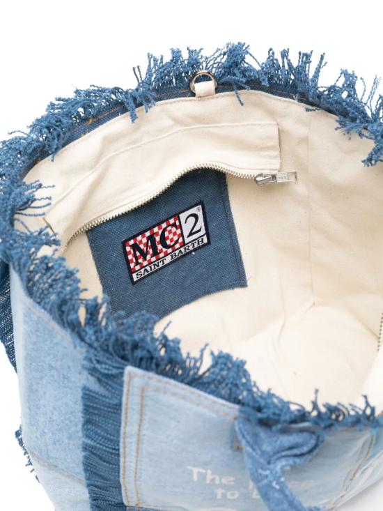 26SS 세인트바쓰 토트백 COL0001 00402L DENIM PATCHWORK - MC2 SAINT BARTH