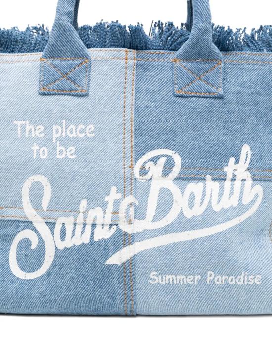 26SS 세인트바쓰 토트백 COL0001 00402L DENIM PATCHWORK - MC2 SAINT BARTH