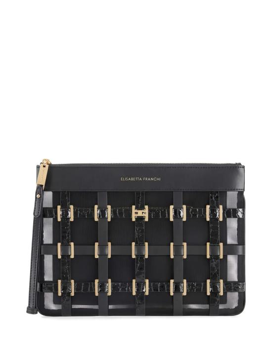 26SS 엘리자베타프랜치 클러치/파우치 BS03A62E2 110 BLACK - ELISABETTA FRANCHI