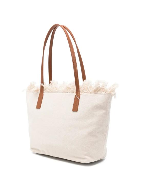 26SS 세인트바쓰 토트백 CBMF001 00302L 1018 EMBROIDERED CANVAS WHITE - MC2 SAINT BARTH