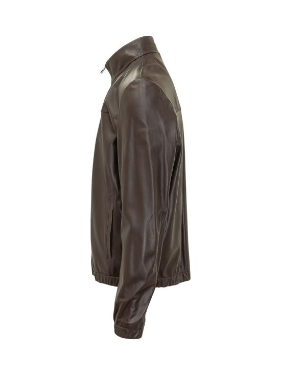 26SS 보스 데이비드 베컴 가죽 자켓 50562919 210 MEDIUM BROWN - BOSS D.BECKHAM