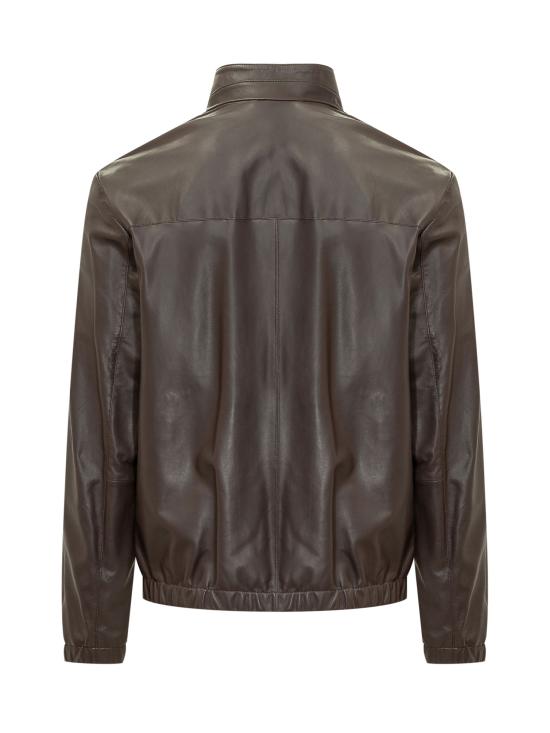 26SS 보스 데이비드 베컴 가죽 자켓 50562919 210 MEDIUM BROWN - BOSS D.BECKHAM