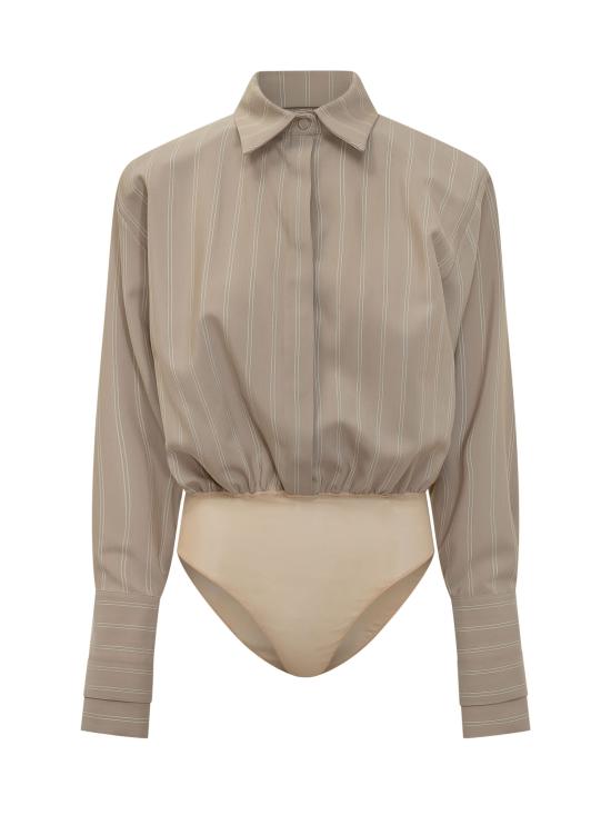 26SS 맘스 팬츠 셔츠 156 BEIGE BEIGE STRIPED