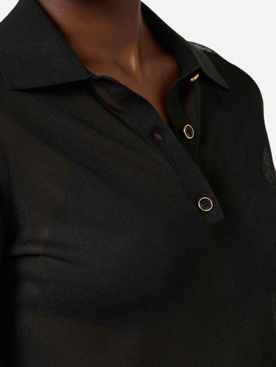  엘리자베타프랜치 폴로 티셔츠 MK80B61E2110 Black - ELISABETTA FRANCHI