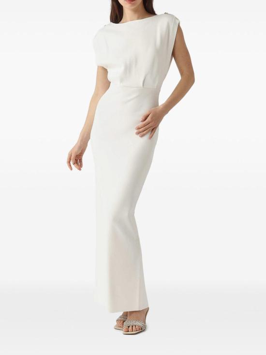 26SS 엘리자베타프랜치 롱 원피스 AM30B62E2360 White - ELISABETTA FRANCHI