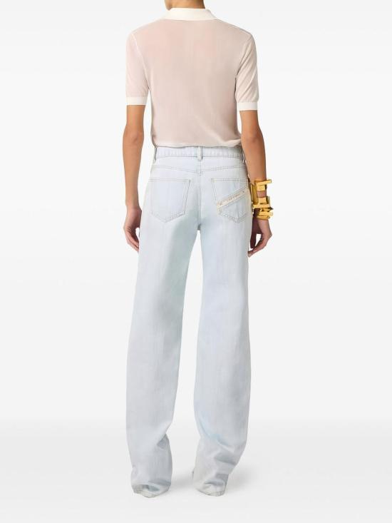 26SS 엘리자베타프랜치 플레어 팬츠 PJ32N62E2FF6 Denim - ELISABETTA FRANCHI