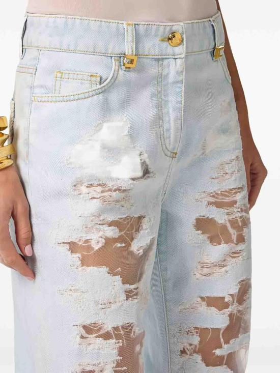 26SS 엘리자베타프랜치 플레어 팬츠 PJ32N62E2FF6 Denim - ELISABETTA FRANCHI