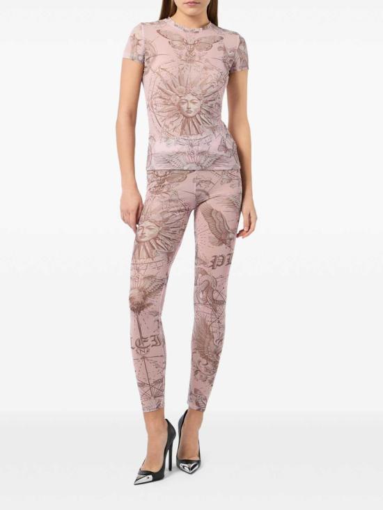  필립 플레인 반팔 티셔츠 SAFCWTK3879PTE003N03 Nude Neutrals - PHILIPP PLEIN