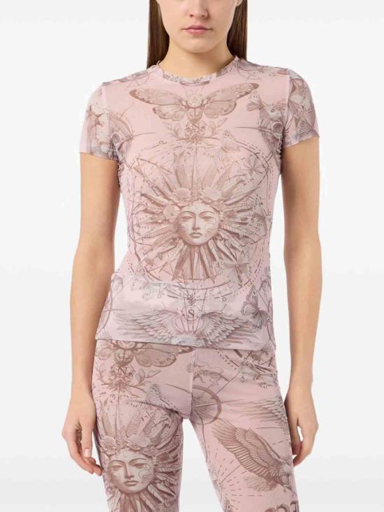  필립 플레인 반팔 티셔츠 SAFCWTK3879PTE003N03 Nude Neutrals - PHILIPP PLEIN