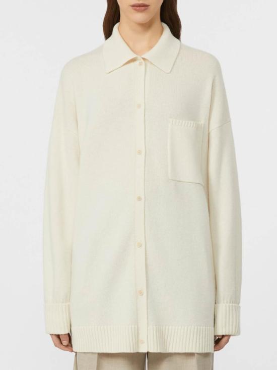 25FW 막스마라 셔츠 BULL2521346012600004 White - MAX MARA