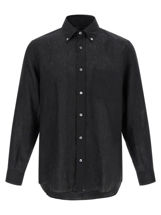 26SS RIVIERA PROJECT 긴팔 셔츠 CAMICIALINON013 Black