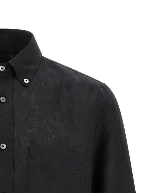 26SS RIVIERA PROJECT 긴팔 셔츠 CAMICIALINON013 Black - OTHER BRANDS